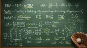 Sabermetrics para Apuestas MLB: ERA, FIP, wOBA y Más | BATSCORE